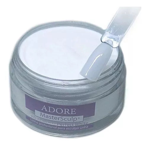 Pó Acrílico Perfect White 40g Adore Professional