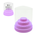 Organizador para brocas 48 furos Lilás