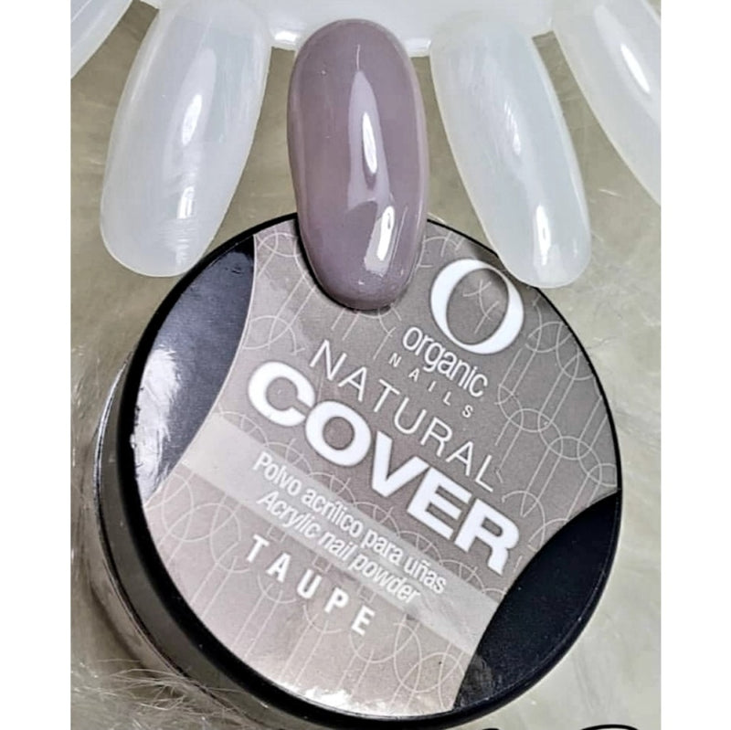 Pó Acrílico Natural Cover Taupe 50g Organic Nails