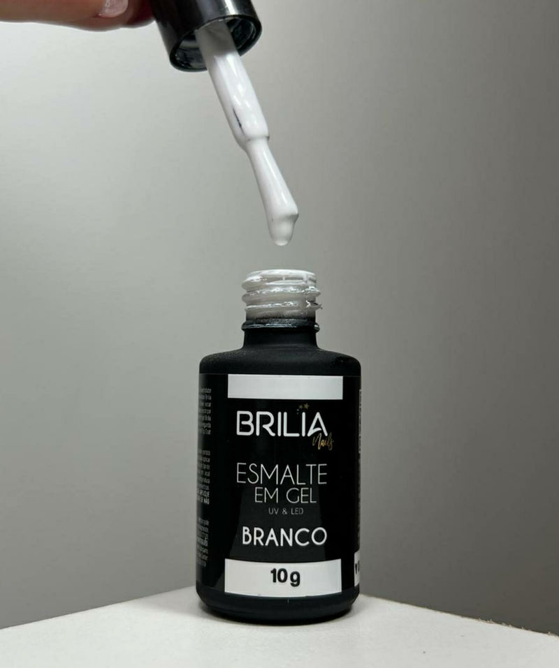 Esmalte em Gel (Branco) 10g BriliaNails