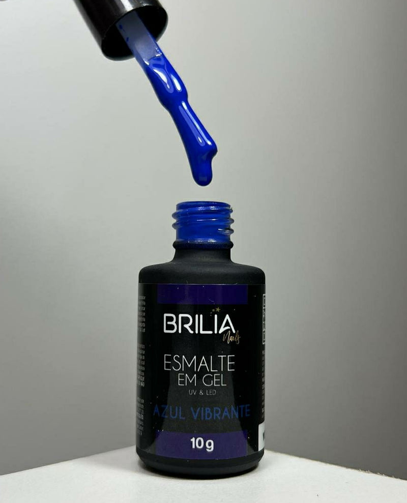 Esmalte em Gel (Azul Vibrante) 10g BriliaNails