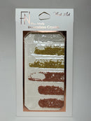 Estojo caviar Dourado/ Prata/ Rosé