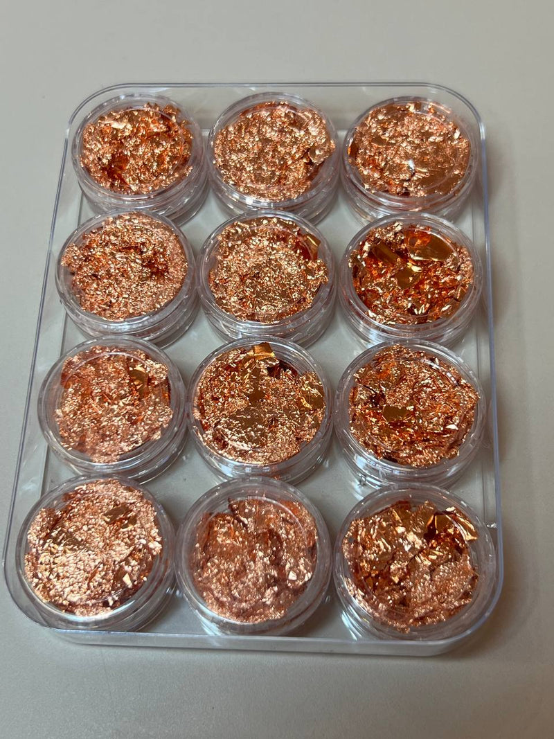 Folha de Ouro para decoração de unhas 1 unidade