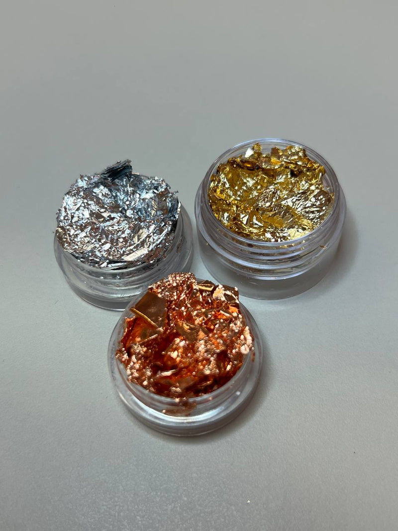 Folha de Ouro para decoração de unhas 1 unidade