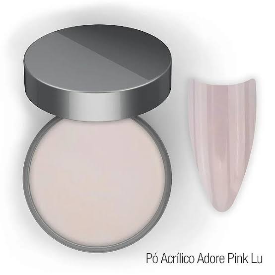 Pó Acrílico Pink Lu 40g Adore Professional
