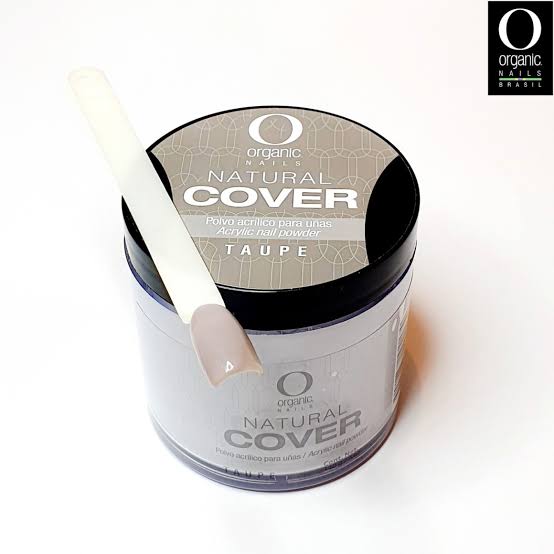 Pó Acrílico Natural Cover Taupe 50g Organic Nails
