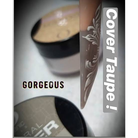 Pó Acrílico Natural Cover Taupe 50g Organic Nails