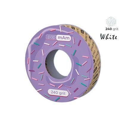 Lixa Refil em Rolo papmAm de Inserção Branca - Sem Estojo - 240 Grit - 7 metros - ATSC-240w
