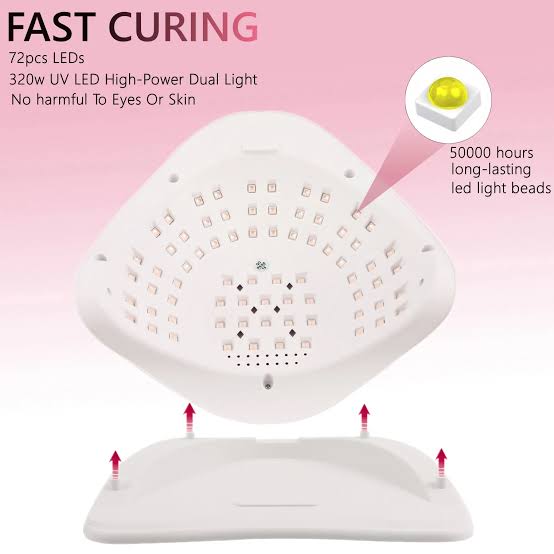 Cabine Sun X20 secagem LED Uv 320W 72 Lâmpadas.