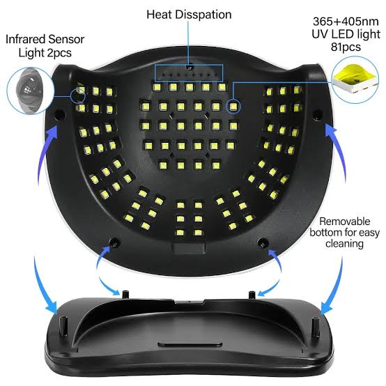 Cabine Sun X27 380 Watts de Potência e 81 Lâmpadas Led Uv