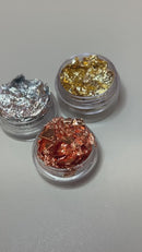 Folha de Ouro para decoração de unhas 1 unidade