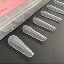 Molde F1 Mandorla Transparente Fan Nails c/ 120 unidades FJJ0098
