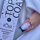 Top Coat Eggshell Fosco (Efeito "Casca de ovo") 9g Vólia