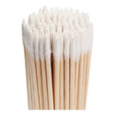 Palitos de madeira 10cm com algodão na ponta